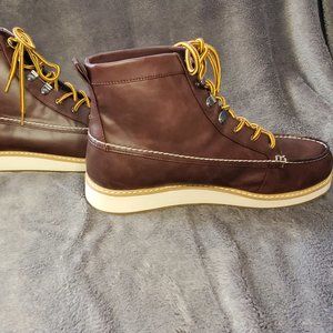 Old Navy Faux Leather Work Boots